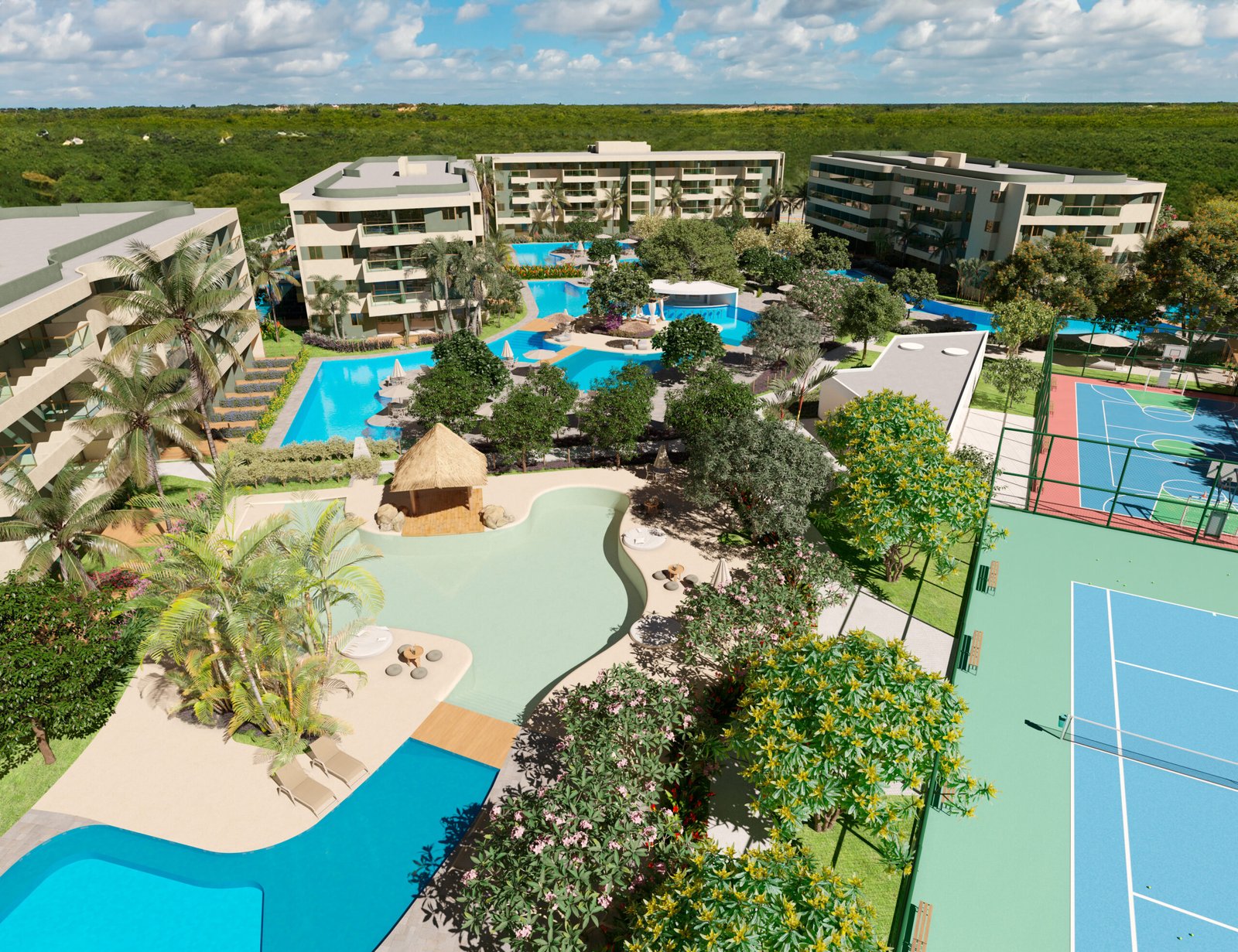 PERNAMBUCO - MY BEACH - EXT - CAM AEREA PISCINA LAGO - R01
